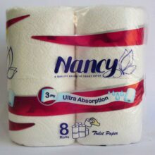 نانسی دستمال توالت 8قلو