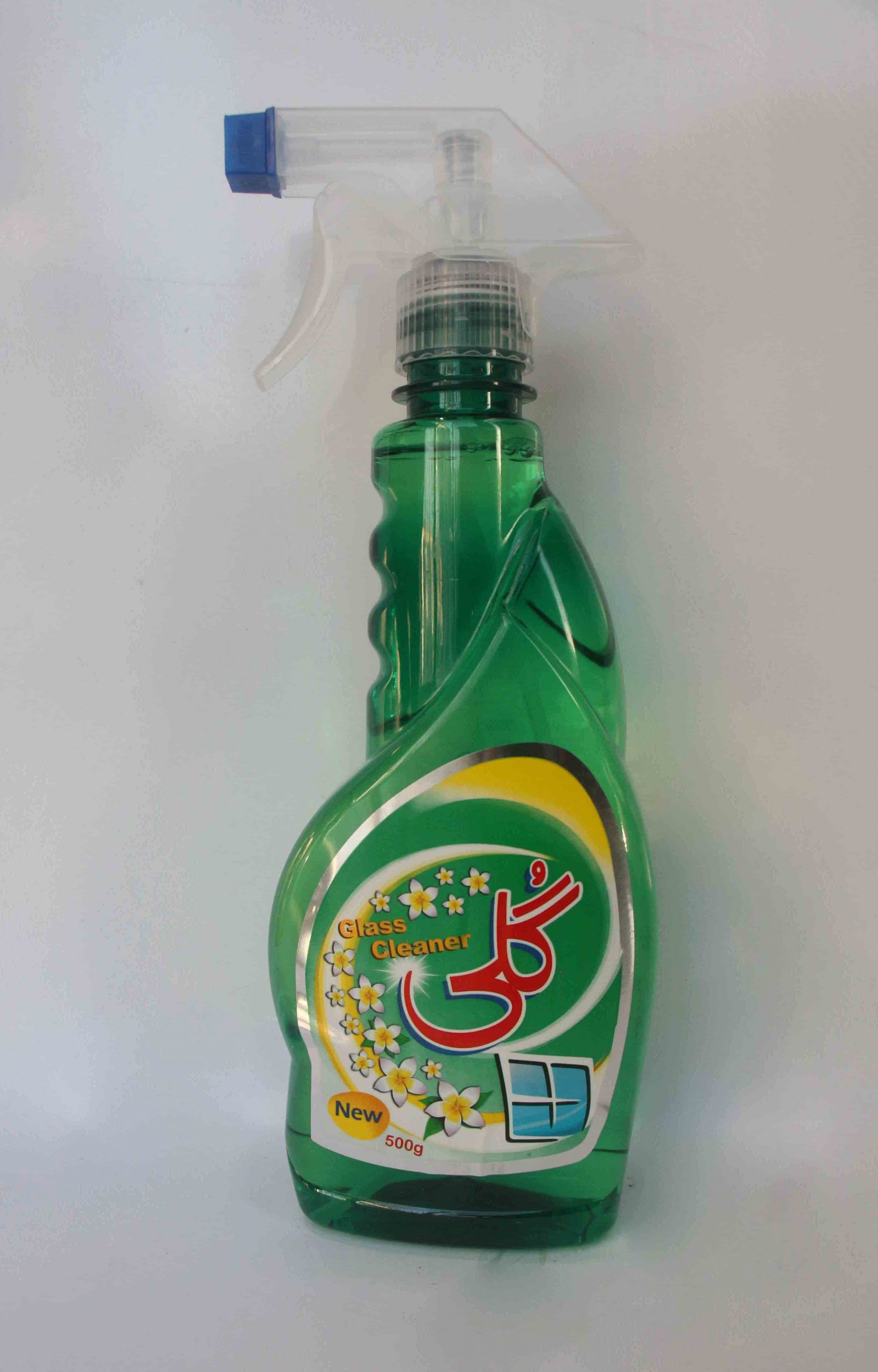 گلی مایع شیشه شوی 500گرم سبز (طرح جدید)