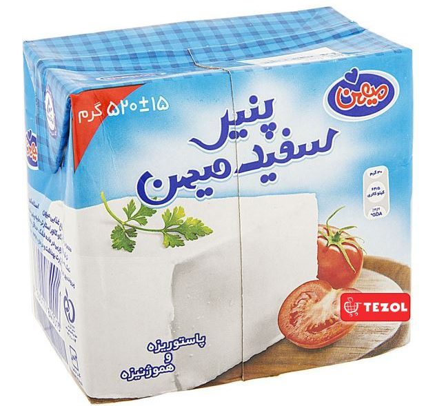 میهن پنیر سفید ایرانی 520 گرمی
