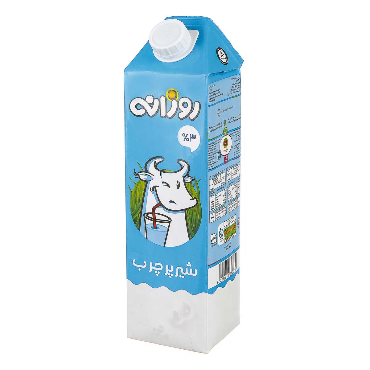 روزانه شیر پرچرب 1 لیتری