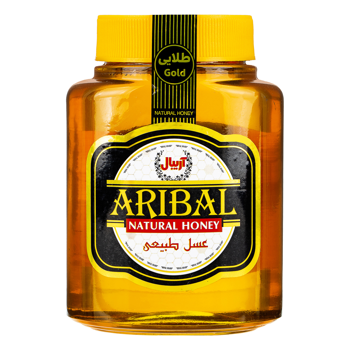 آریبال عسل شهد بی موم طلایی 800 گرمی