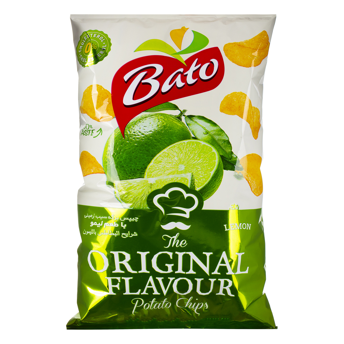 باتو چیپس برگه ای لیمو 90 گرمی