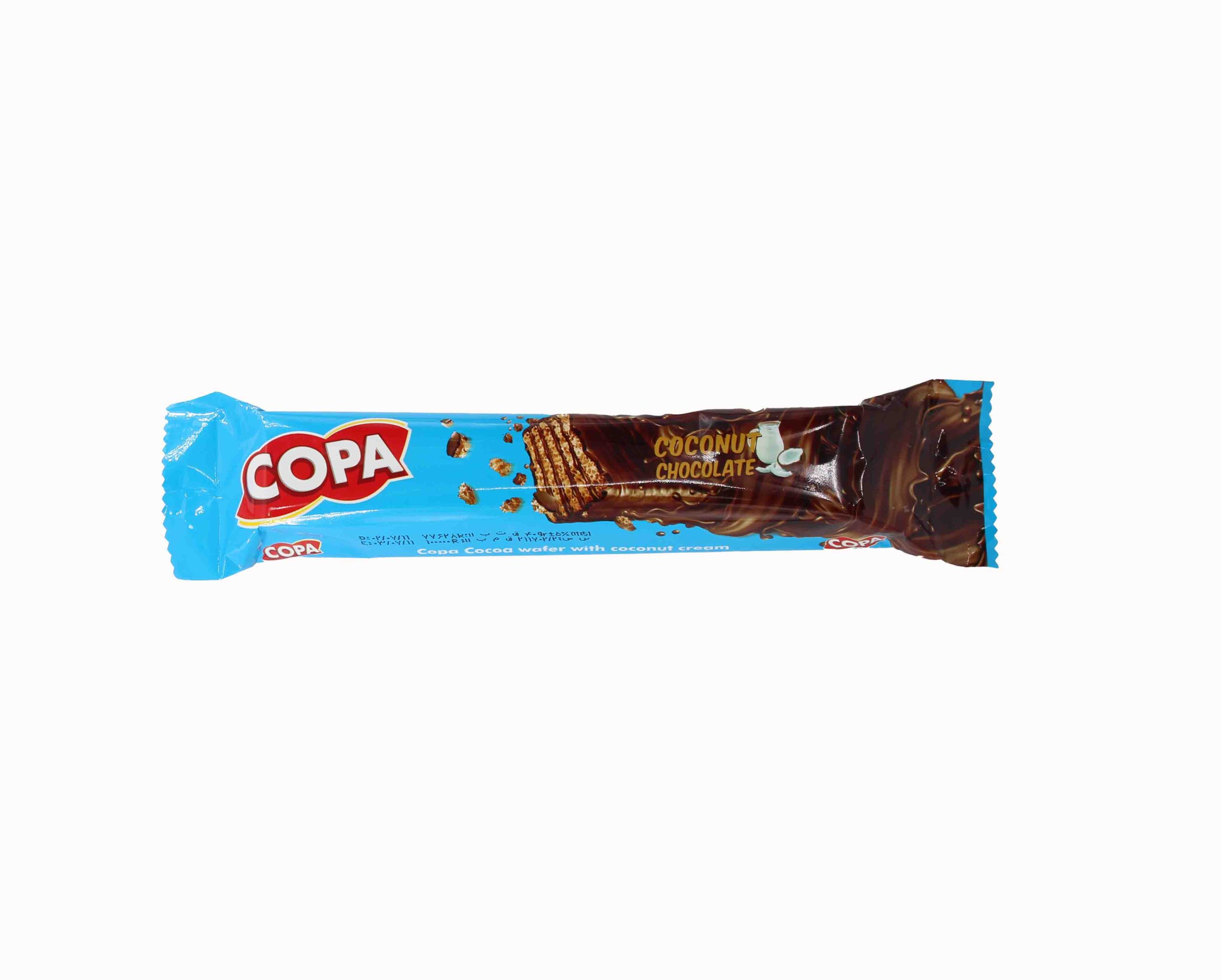 کوپا ویفر شکلاتی نارگیل 40گرم