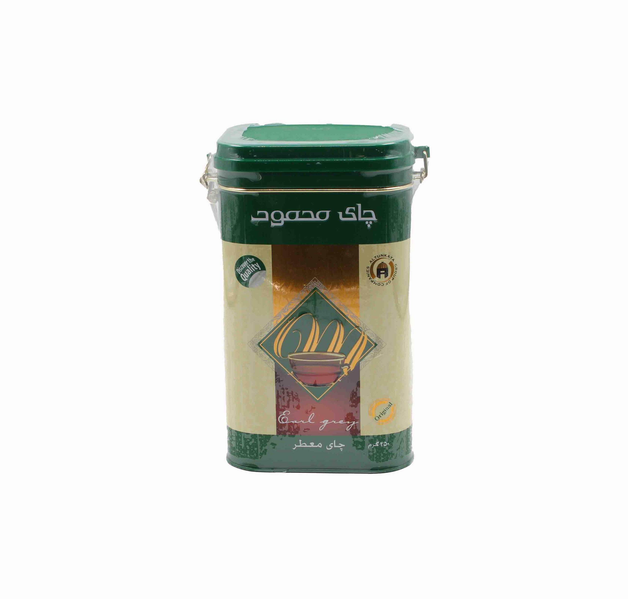 محمود چای سیلان معطر ممتاز قوطی فلزی 450 گرمی