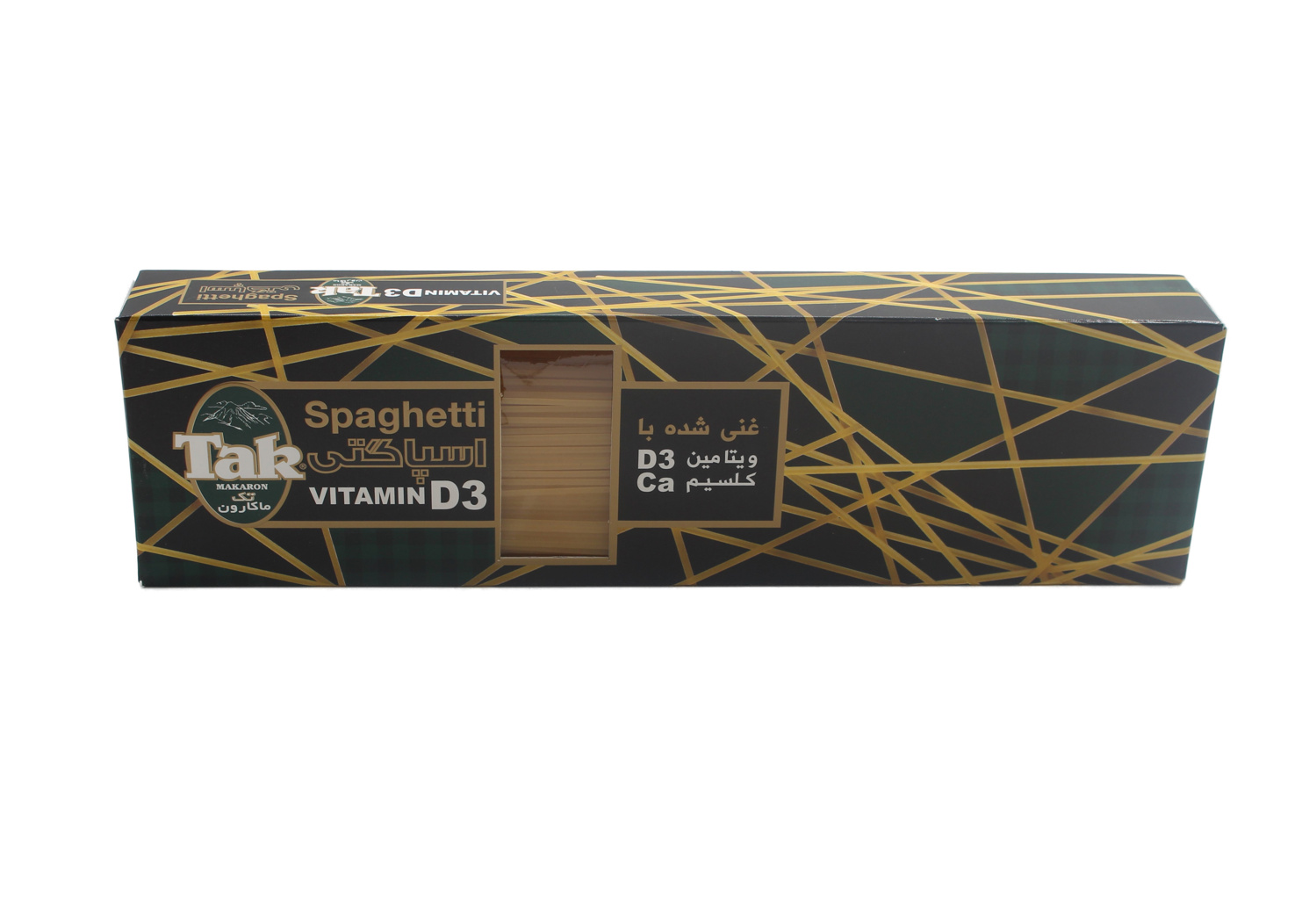 تک ماکارون اسپاگتی با ویتامبن دی جعبه ای500 گرم